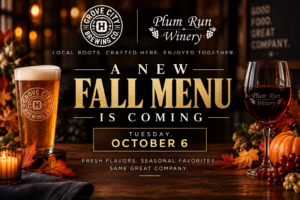 A New Fall Menu Is Coming to Grove City Brewing Company October 6